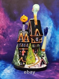 La maison qui se décore elle-même de chair Figurine en céramique artisanale originale