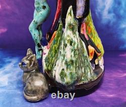 La maison qui se décore elle-même de chair Figurine en céramique artisanale originale