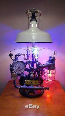 Lampe De Table Industrielle Steampunk Vintage Un Art Authentique