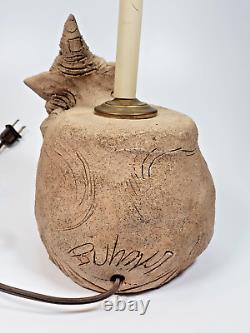 Lampe de Sorcier Fantaisie - Unique en Son Genre Sculptée en Béton
