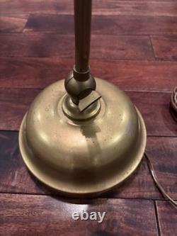 Lampe de bureau vintage Chapman réglable en laiton faite main, unique en son genre