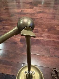 Lampe de bureau vintage Chapman réglable en laiton faite main, unique en son genre
