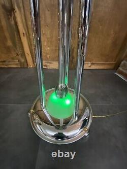 Lampe de sol MCM Space Needle de Seattle, UNIQUE, fabriquée par un artisan, avec plusieurs modes
