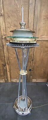 Lampe de sol MCM Space Needle de Seattle, UNIQUE, fabriquée par un artisan, avec plusieurs modes