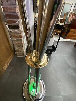 Lampe de sol MCM Space Needle de Seattle, UNIQUE, fabriquée par un artisan, avec plusieurs modes