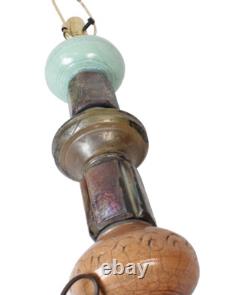 Lampe de table en poterie Wender, pièce unique, lampe en poterie de studio signée Wender, rare