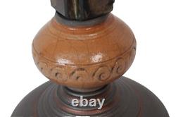 Lampe de table en poterie Wender, pièce unique, lampe en poterie de studio signée Wender, rare