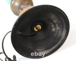 Lampe de table en poterie Wender, pièce unique, lampe en poterie de studio signée Wender, rare