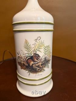 Lampe vintage J. Lockhart signée Chipmunk IAJBBSC pièce unique concours 1989