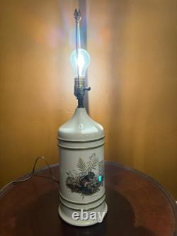 Lampe vintage J. Lockhart signée Chipmunk IAJBBSC pièce unique concours 1989