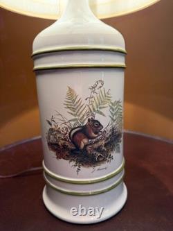 Lampe vintage J. Lockhart signée Chipmunk IAJBBSC pièce unique concours 1989