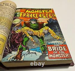 Le Monster De Frankenstein #1-18 Bound Volume Tout Signé Par Ploog Un-of-a-genre