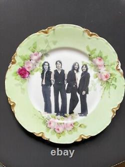 Les Beatles - Laisse-le être Graphique - Assiette en porcelaine française vintage unique en son genre