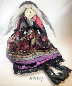 Les Gnomes de Nettie Poupée Artisanale Unique par Renette Barnett 26 RARE Vintage