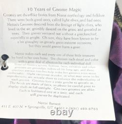 Les Gnomes de Nettie Poupée Artisanale Unique par Renette Barnett 26 RARE Vintage