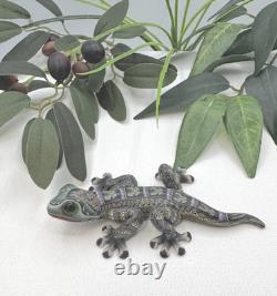 Lézard gecko bébé en Fimo ! - unique en son genre ! - détails incroyables ! Livraison gratuite