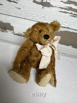 Linda Beckman Artiste ours en peluche 1995 Mohair, entièrement articulé, fait main OOAK