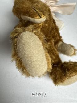 Linda Beckman Artiste ours en peluche 1995 Mohair, entièrement articulé, fait main OOAK
