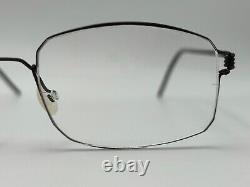 Lindberg NOS Unique Taurus Noir Titane Lunettes 50mm Fabriquées au Danemark
