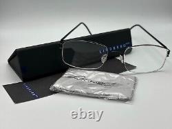 Lindberg NOS Unique Taurus Noir Titane Lunettes 50mm Fabriquées au Danemark