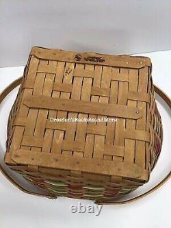 Longaberger 2010 Journées du Patrimoine Vente aux Enchères Silencieuse Panier Rare Unique