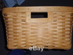 Longaberger Extremely Rare 2002 Panier De Solutions De Stockage X-lg