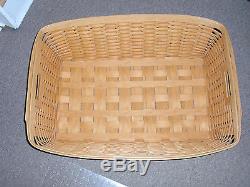 Longaberger Extremely Rare 2002 Panier De Solutions De Stockage X-lg