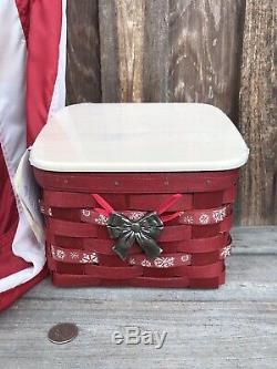 Longaberger Tv Time Snowflake One Of A Kind Set