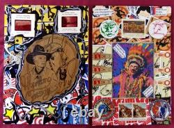 Lot de collages d’art éphémère vintage étrange, ensemble de 6 pièces fabriqué/vendu par Glenn Shiring 2026