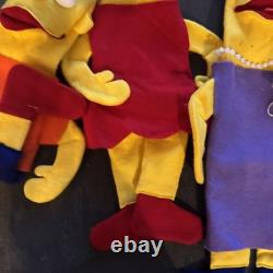 Lot de marionnettes vintage uniques des Simpson. Prototypes Bart, Lisa, Marge 1/1