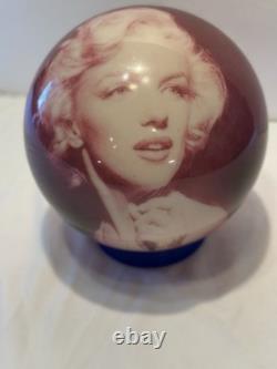 MARILYN MONROE RARE DE COLLECTION - Brunswick Viz-A-Ball - Non percée UNIQUE EN SON GENRE
