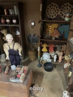 Magasin général miniature ancien cadeau de Noël unique