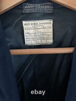 Manteau d'uniforme de tournée de bus vintage de New York City Unique en son genre 1965 En excellent état
