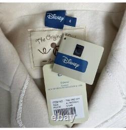 Manteau en laine crème Mickey Mouse de Disney de NWT $549 PDSF - Unique en son genre! Taille 4