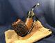 Mario Grandi Sitter! One Of A Kind Gorgeous Estate Pipe À Peine Fumé