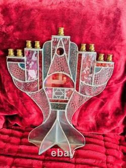 Menorah artisanale unique en son genre