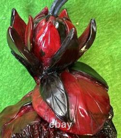 Neil Eyre Designs INRO EN GRÈVE JAPONAISE UNIQUE EN SON GENRE AVEC SUPERPOSITION FLAMBE