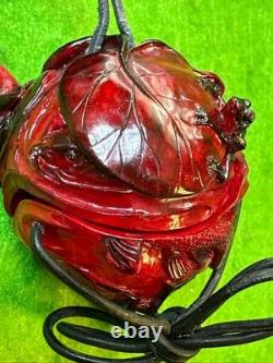 Neil Eyre Designs INRO EN GRÈVE JAPONAISE UNIQUE EN SON GENRE AVEC SUPERPOSITION FLAMBE