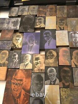 News Paper Un Du Genre Lot De 55+ Droits Civiques Naacp Black Americana Ink Plate