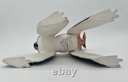 OURS POLAIRE Avec POISSON - Un alebrije en bois sculpté à la main, unique en son genre, de Oaxaca, Mexique