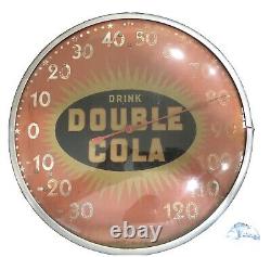 One Of A Kind Vintage Double Cola Sunburst Thermomètre