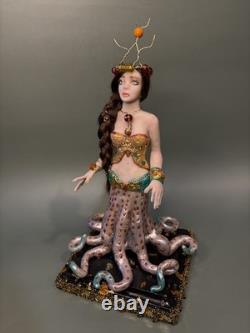 Ooak, Sirène. Pieuvre, sculpture d’art fantastique, Art Fantastique par Mystic Beings