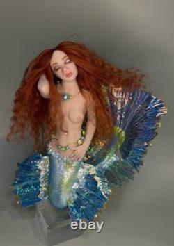 Ooak, Sirène. Poisson Betta, sculpture artistique, art fantastique par Mystic Beings