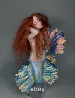 Ooak, Sirène. Poisson Betta, sculpture artistique, art fantastique par Mystic Beings