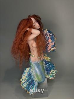 Ooak, Sirène. Poisson Betta, sculpture artistique, art fantastique par Mystic Beings