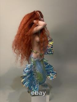 Ooak, Sirène. Poisson Betta, sculpture artistique, art fantastique par Mystic Beings