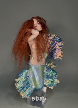 Ooak, Sirène. Poisson Betta, sculpture artistique, art fantastique par Mystic Beings