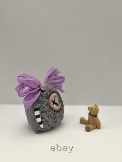 Ourson Teddy Unique Ami Poupée d’Art Mini Monstre Mignon Fait Main Jouet de Collection