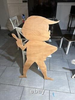 Panneau Trump peint à la main, unique en son genre, 64 x 43, art MAGA