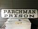 Parchman Prison Farm Antique Pressboard Signe Pénitentiaire Ms État One Of A Kind